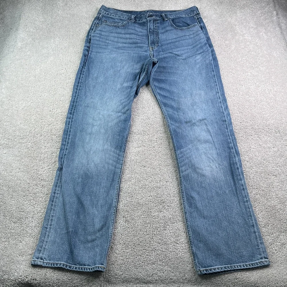 Banana Republic Jeans Mens 36x34 Blue Straight Leg Cotton Denim Casual Pants